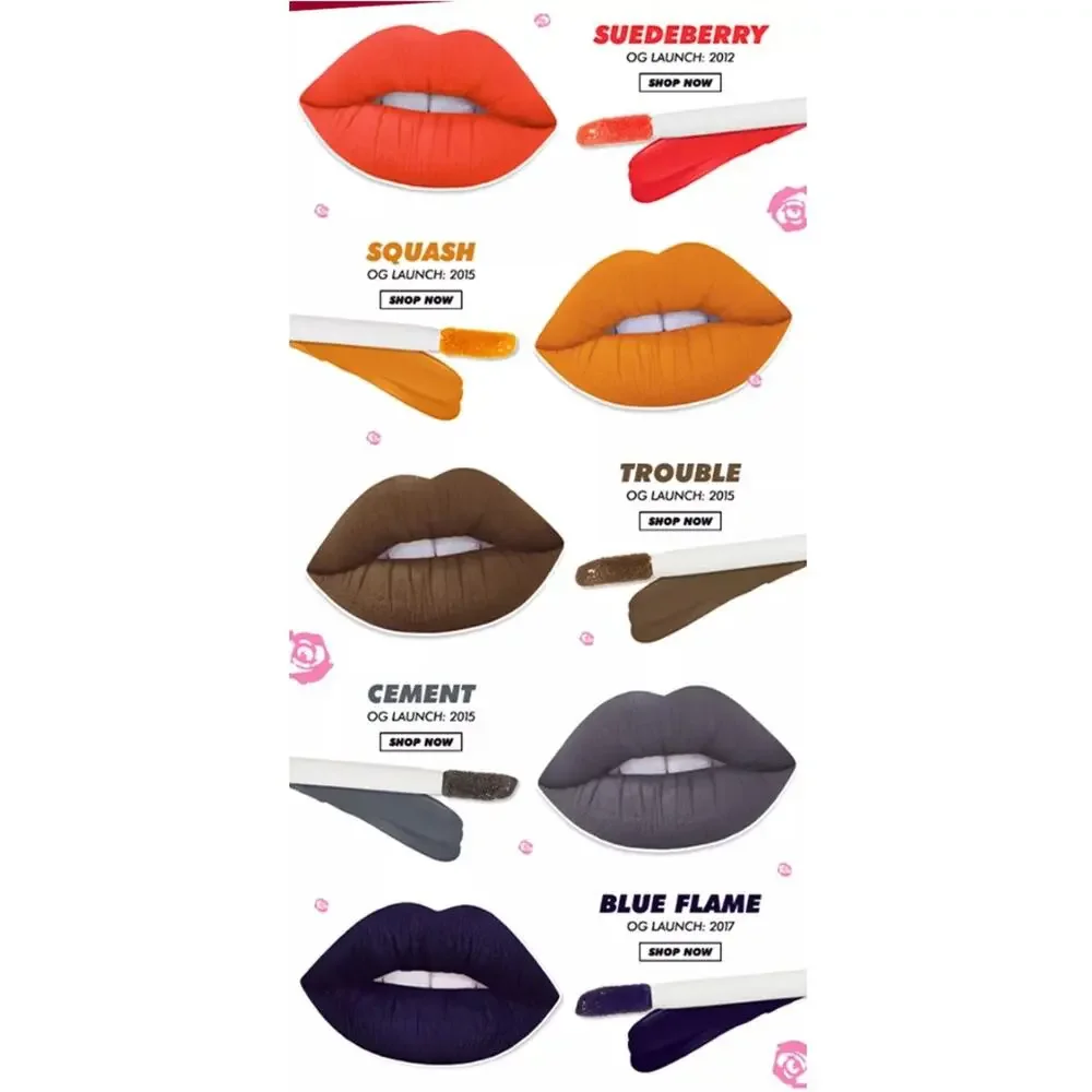 Lime Crime Velvetines Vault Volume 1 - 5 Piece Liquid Matte Lipstick Set - DMGD